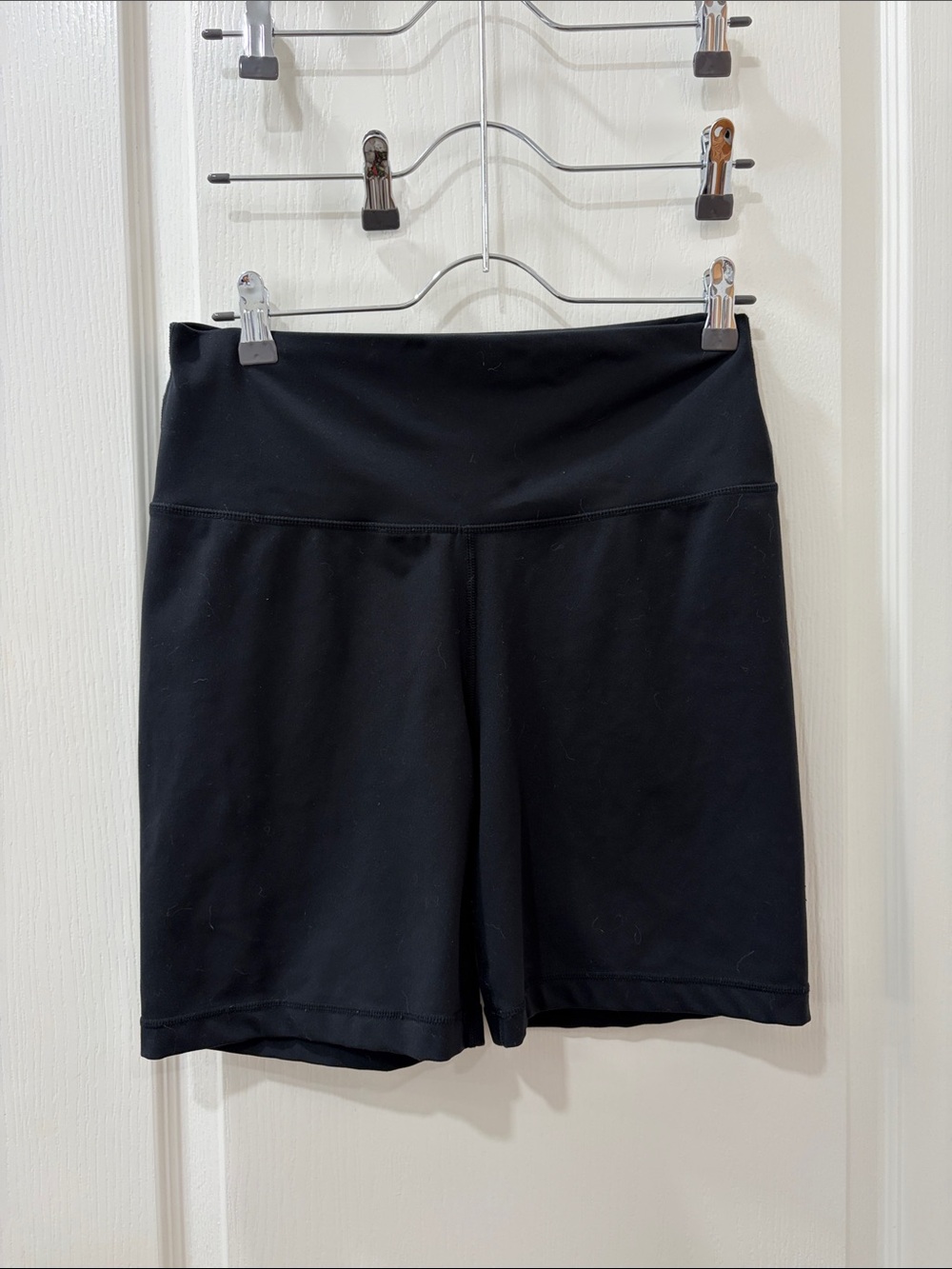 Yogalicious Black High-Rise Bike Shorts